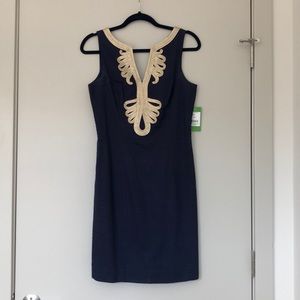 Lilly Pulitzer Janice Shift Dress Navy Size 4